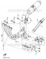 EXHAUST for Yamaha YZF 1996