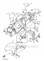 FENDER for Yamaha YZF 1996