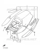 SIDE COVER   OIL TANK for Yamaha YZF 1996
