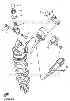 REAR SHOCK ABSORBER for Yamaha YZF 1996