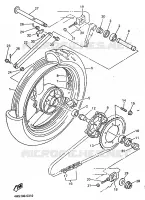 REAR WHEEL for Yamaha YZF 1996