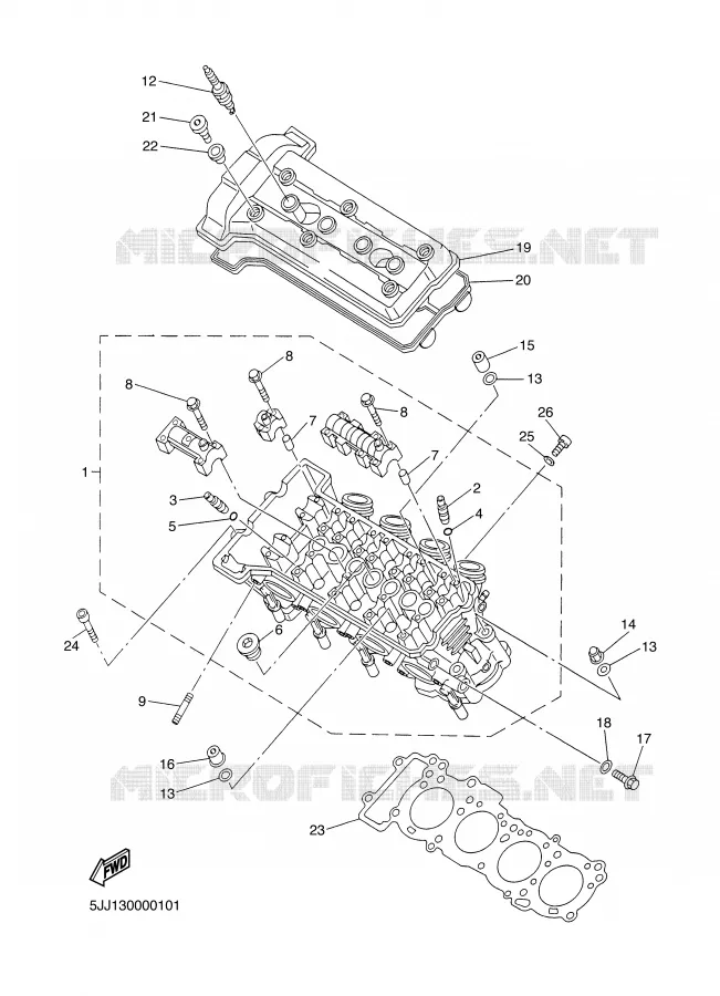 CYLINDER Yamaha MOTO 1000 2000 R1  YZF-R1