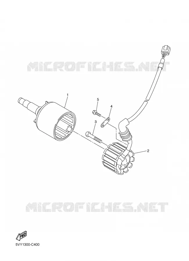 IGNITION Yamaha MOTO 1000 2008 R1  YZF-R1