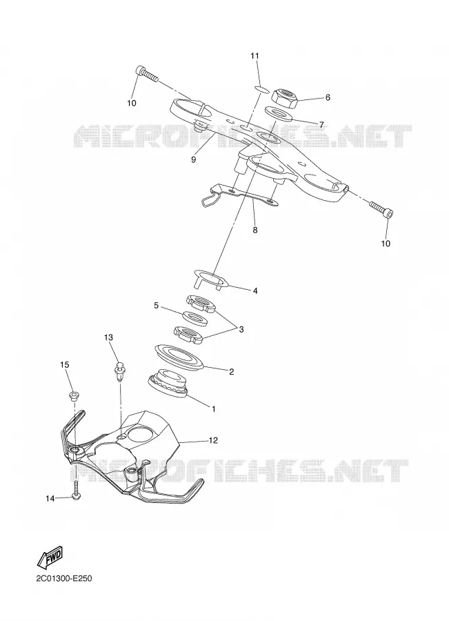 STEERING Yamaha MOTO 600 2006 R6  YZF-R6