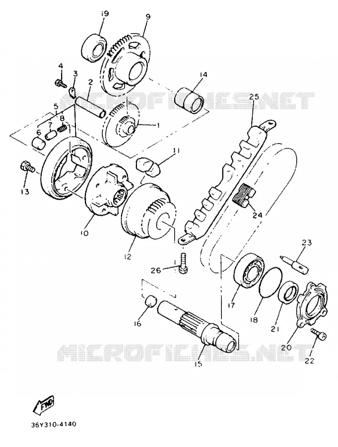 STARTER MOTOR Yamaha MOTO 1200 1988 FJ  FJ1200