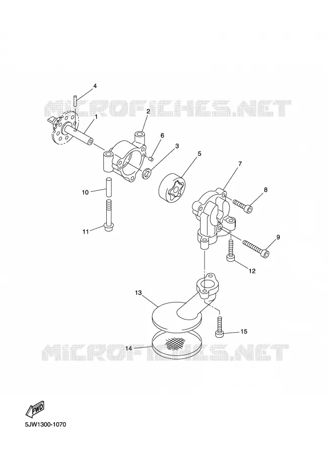 OIL PUMP Yamaha MOTO 1300 2002 FJR  FJR1300