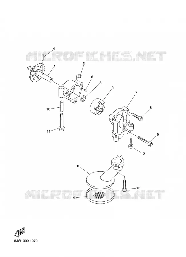 OIL PUMP Yamaha MOTO 1300 2003 FJR  FJR1300