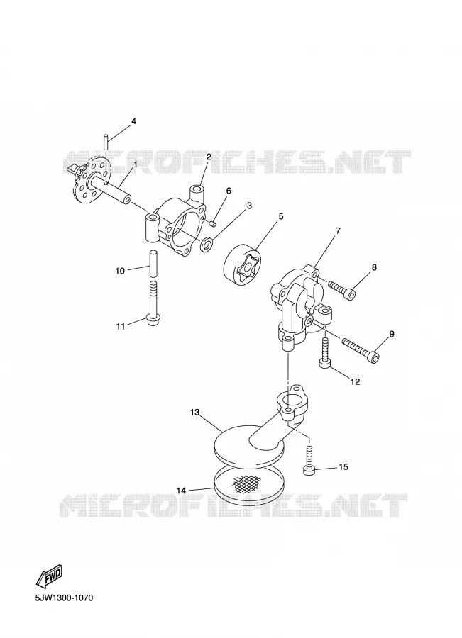 OIL PUMP Yamaha MOTO 1300 2004 FJR  FJR1300