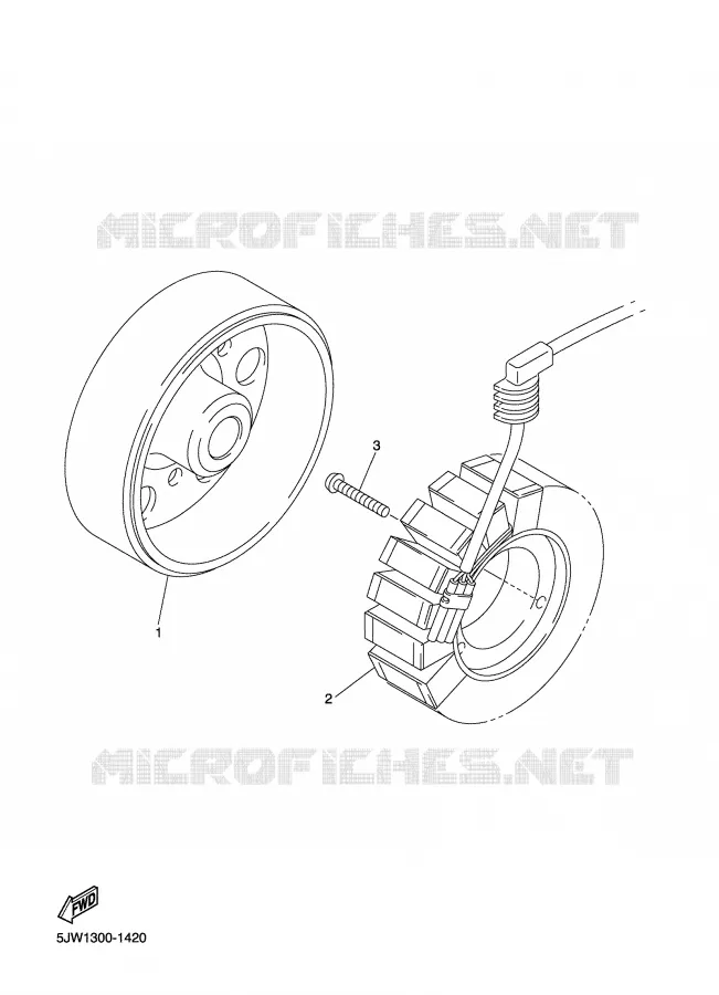 IGNITION Yamaha MOTO 1300 2003 FJR ABS  FJR1300A