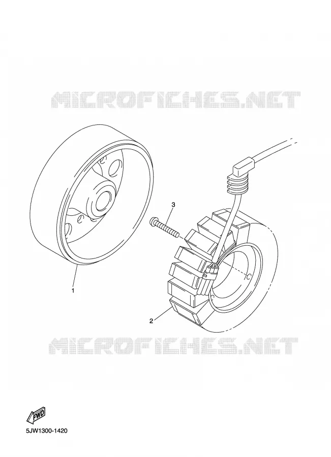 IGNITION Yamaha MOTO 1300 2005 FJR ABS  FJR1300A
