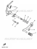 GEAR SHIFT SHAFT / LEVER for Yamaha FS1 1988