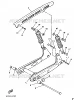 SWINGARM / SHOCK ABSORBER for Yamaha FS1 1988