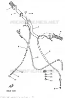 HANDLEBAR & CABLES for Yamaha FS1 1988