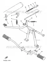 STAND / FOOTREST for Yamaha FS1 1988