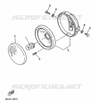HEADLIGHT for Yamaha FS1 1988