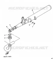 EXHAUST for Yamaha FS1 1988