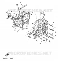 CRANKCASE for Yamaha FS1 1988