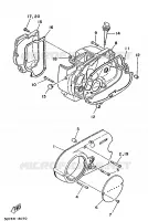 COVER   ENGINE 1 for Yamaha FS1 1988