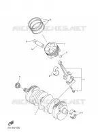 CRANKSHAFT / PISTON for Yamaha FZ1 ABS 2008