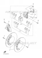 FRONT BRAKE CALIPER for Yamaha FZ1 ABS 2008