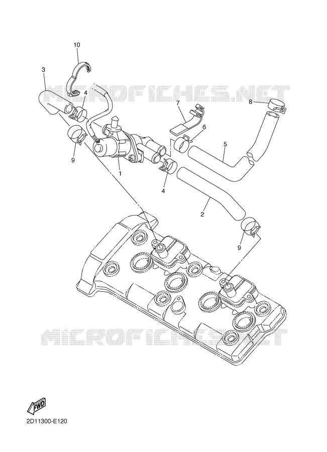 AIR INDUCTION SYSTEM AIS Yamaha MOTO 1000 2007 FAZER  FZ1-S
