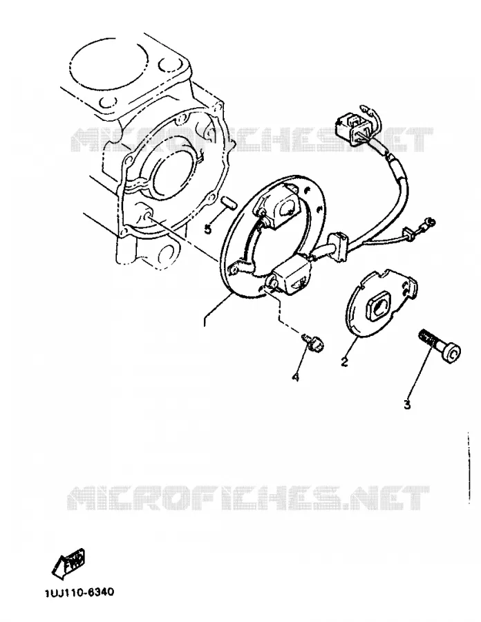 IGNITION PICKUP Yamaha MOTO 600 1986 FZ  FZ600