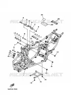 FRAME for Yamaha WARRIOR 1998