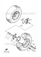 FRONT WHEEL for Yamaha WARRIOR 1998