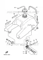 FUEL TANK for Yamaha WARRIOR 1998