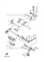 GEAR SHIFT SELECTOR DRUM / FORKS for Yamaha WARRIOR 1998