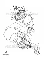 COVER   ENGINE 1 for Yamaha WARRIOR 1998
