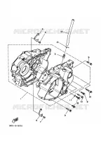 CRANKCASE for Yamaha WARRIOR 1998