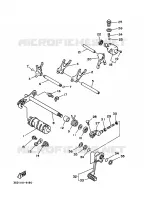 GEAR SHIFT SELECTOR DRUM / FORKS for Yamaha WARRIOR 1998