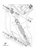 REAR SHOCK ABSORBER for Yamaha WARRIOR 1998