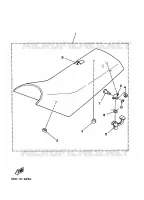 SEAT for Yamaha WARRIOR 1998