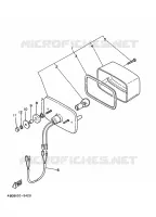 TAIL LIGHT for Yamaha TIMBERWOLF 1997