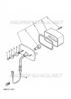 TAIL LIGHT for Yamaha TIMBERWOLF 1997