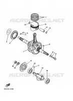 CRANKSHAFT / PISTON for Yamaha WOLVERINE 1997