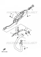 EXHAUST for Yamaha WOLVERINE 1997
