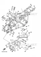 FRAME for Yamaha WOLVERINE 1997