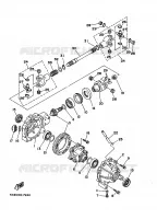 FRONT DIFFERENTIAL for Yamaha WOLVERINE 1997