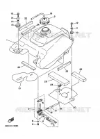 FUEL TANK for Yamaha WOLVERINE 1997