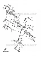 GEAR SHIFT SELECTOR DRUM / FORKS for Yamaha WOLVERINE 1997