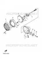 HEADLIGHT for Yamaha WOLVERINE 1997