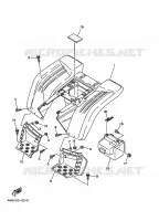 REAR FENDER for Yamaha WOLVERINE 1997
