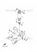 REAR SHOCK ABSORBER for Yamaha WOLVERINE 1997