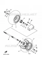 REAR WHEEL for Yamaha WOLVERINE 1997
