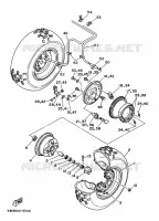FRONT WHEEL for Yamaha TIMBERWOLF 1996