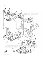 STAND / FOOTREST for Yamaha WARRIOR 1996