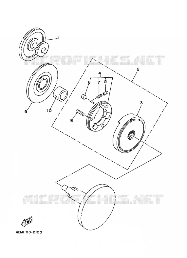 STARTER MOTOR Yamaha QUAD 80 1996 RAPTOR  YFM80